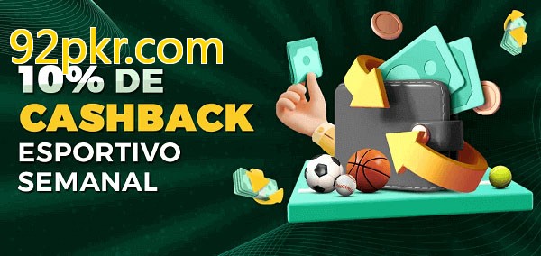 10% de bônus de cashback na 92pkr.com